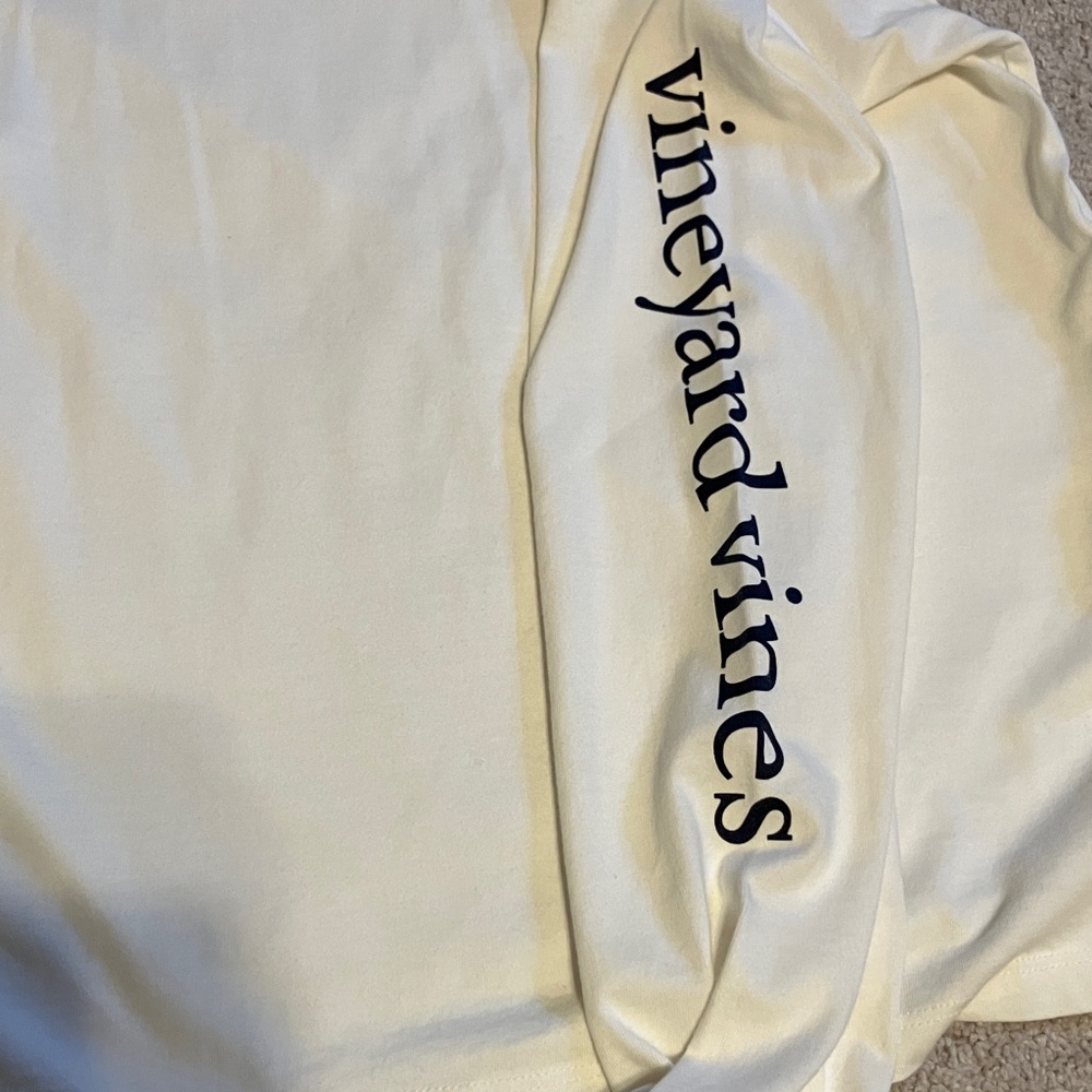 Vineyard Vines Holiday Dogs Long Sleeve White Shirt L - Picture 2 of 5